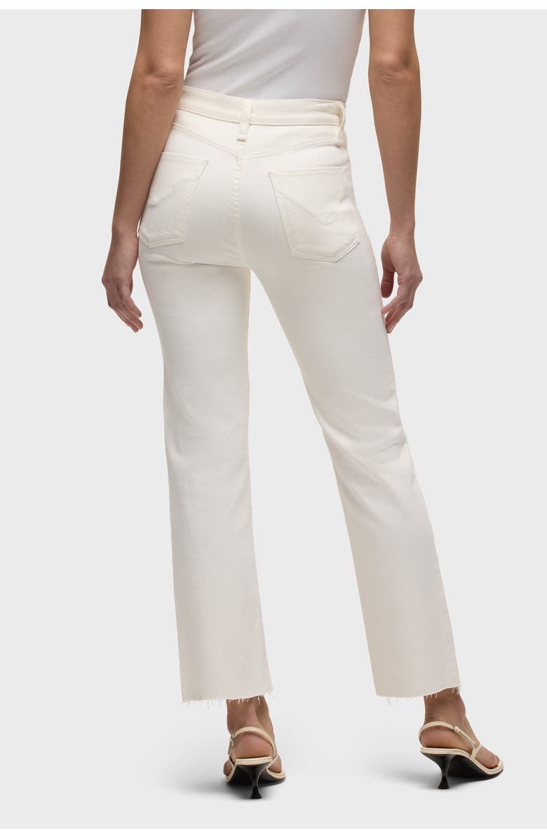 Hudson Jeans remi high-rise straight ankle, Alternate, color, Ecru