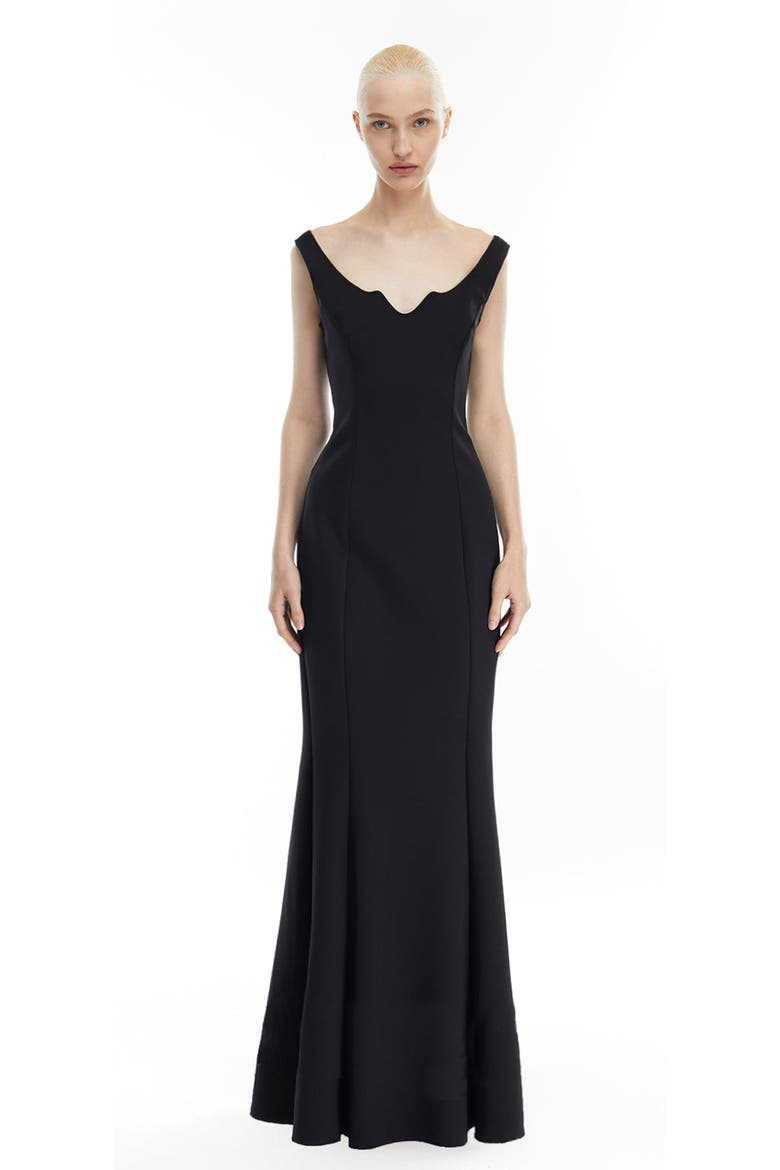Avery maxi Dress, Main, color, Black