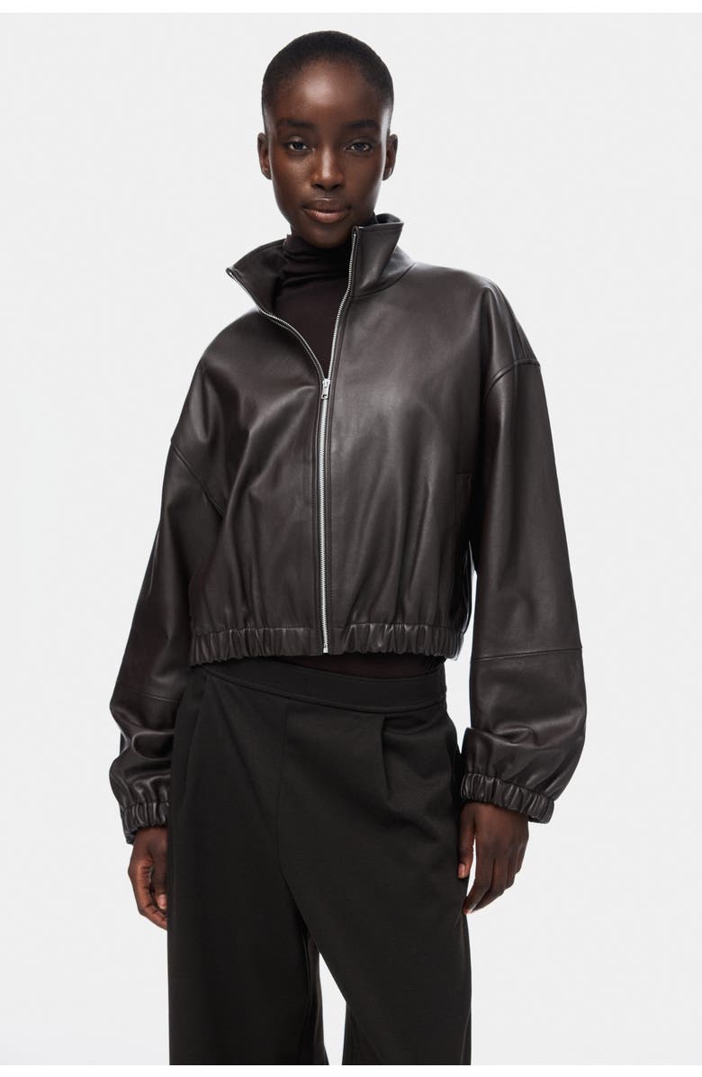 H&M Wide Trousers, Alternate, color, Dark Brown