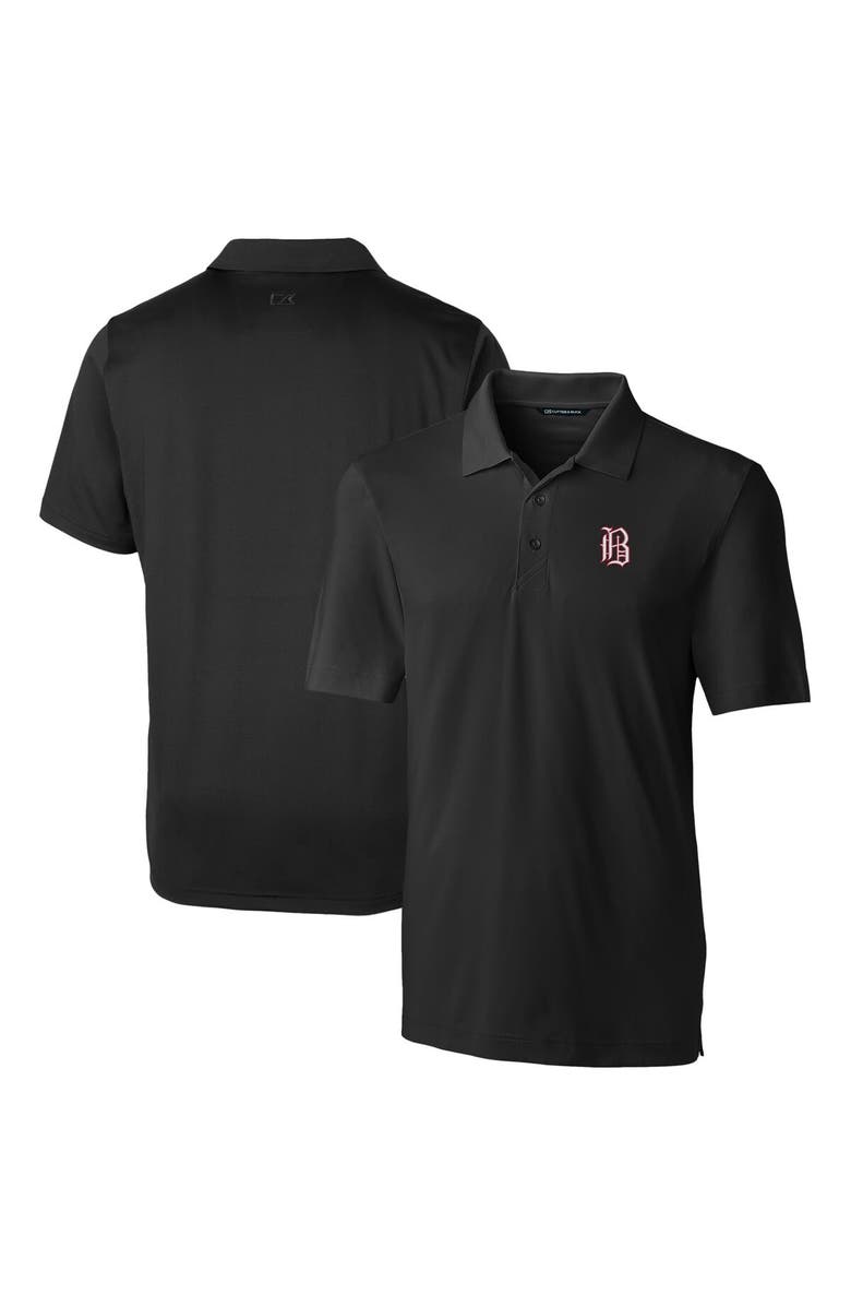 Cutter & Buck Men's Cutter & Buck  Black Birmingham Barons Big & Tall DryTec Forge Stretch Polo, Main, color, 