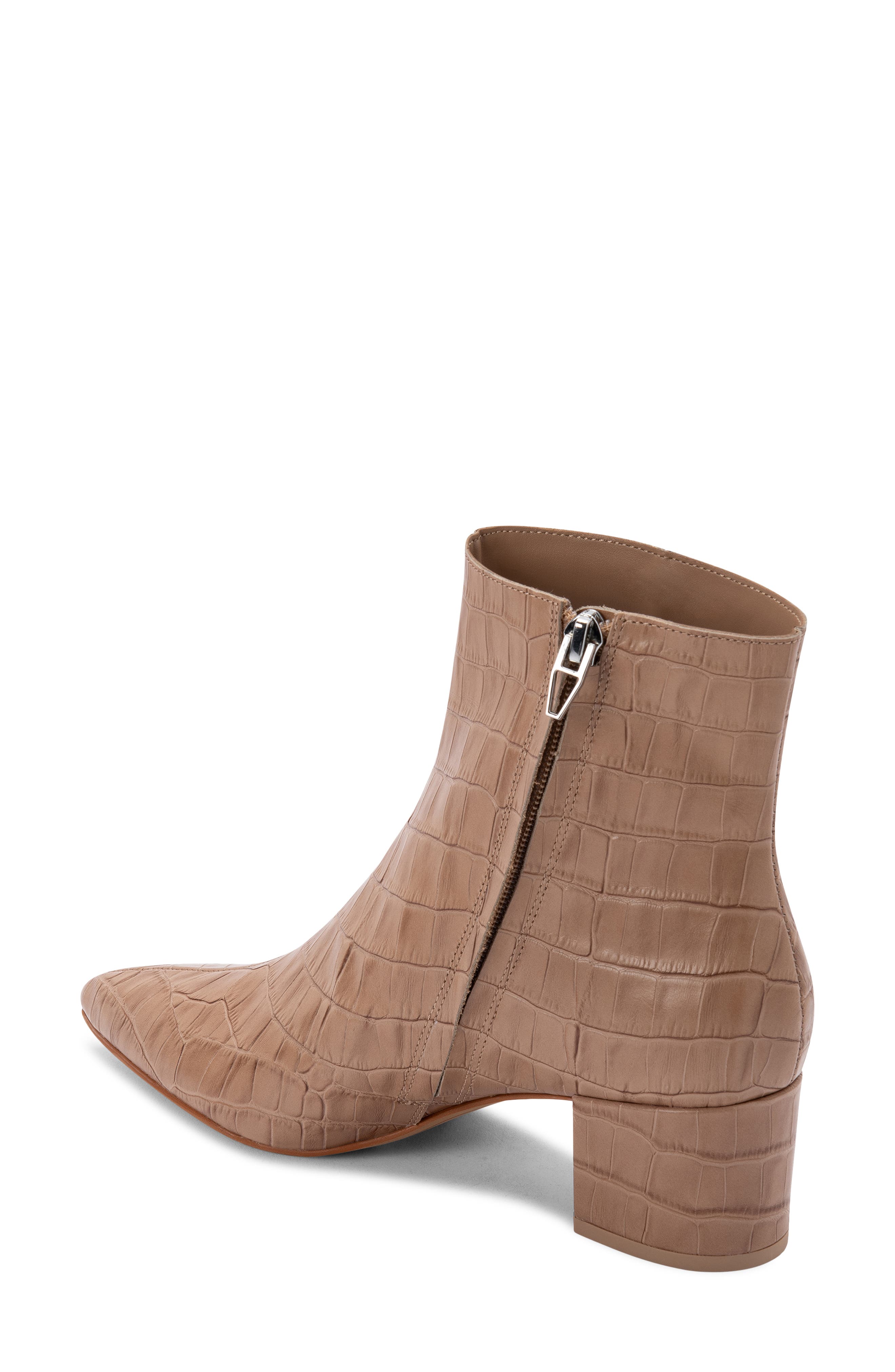 Bel Bootie, Alternate, color, CAFE CROCO PRINT LEATHER