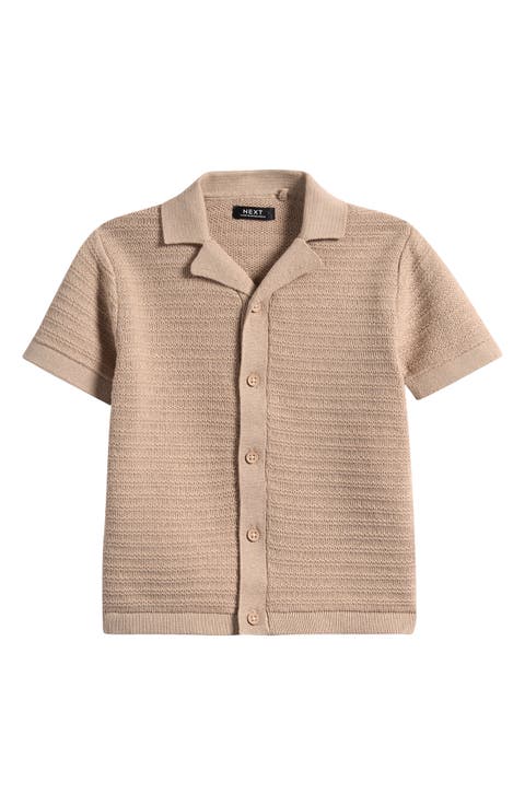 Kids' Cotton Blend Button-Up Shirt (Baby, Toddler & Little Kid)