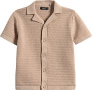 NEXT Kids' Cotton Blend Button-Up Shirt