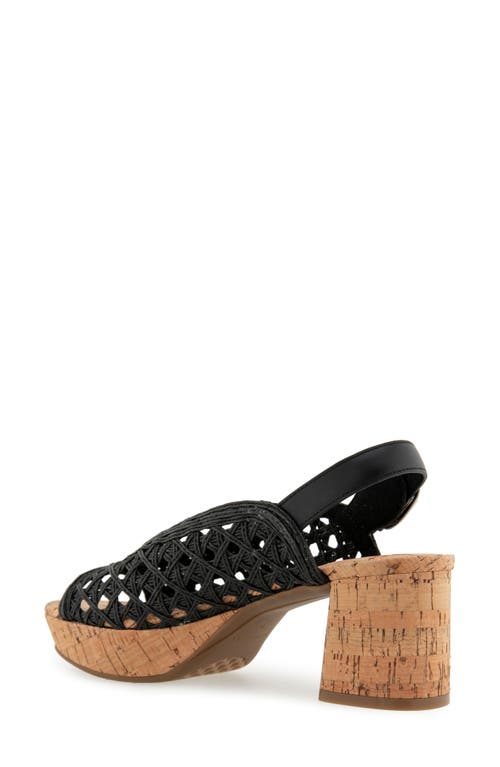 AEROSOLES AEROSOLES CORNELIA SLINGBACK PLATFORM SANDAL