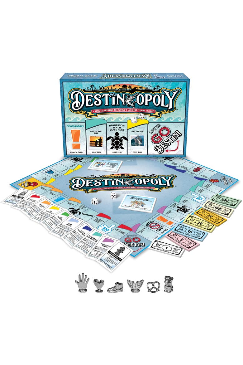 Destin Opoly Board Game, Alternate, color, Multicolored