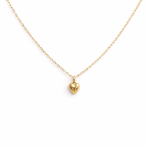 Lou Puff Heart Necklace