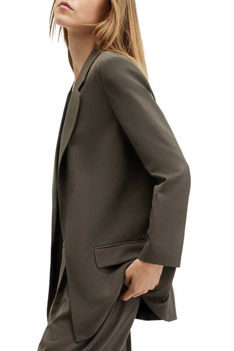 Aleida Blazer, Alternate, color, TARMAC GREEN