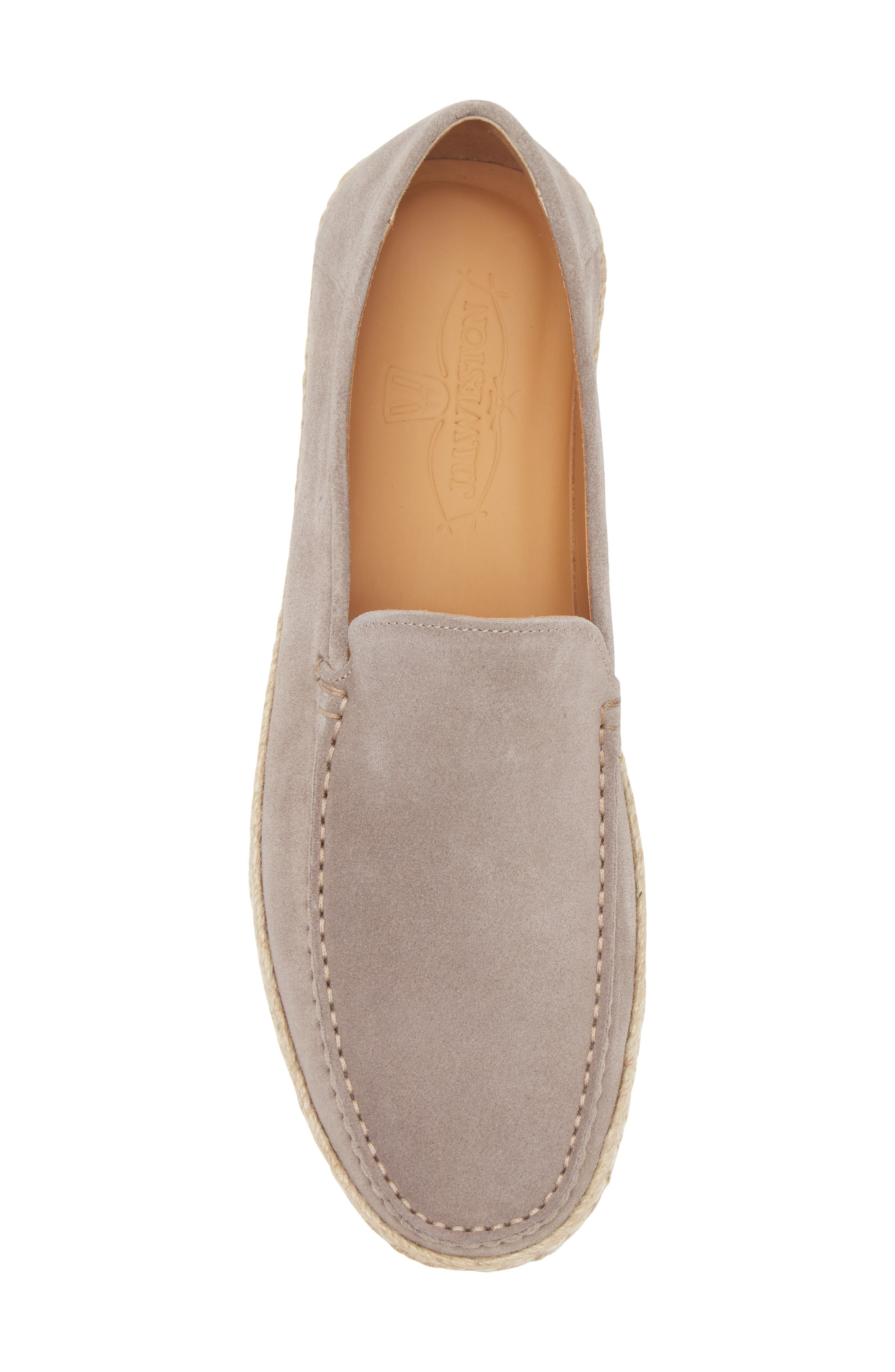 JM WESTON Uzes Espadrille Loafer, Alternate, color, Glazed Brown Suede