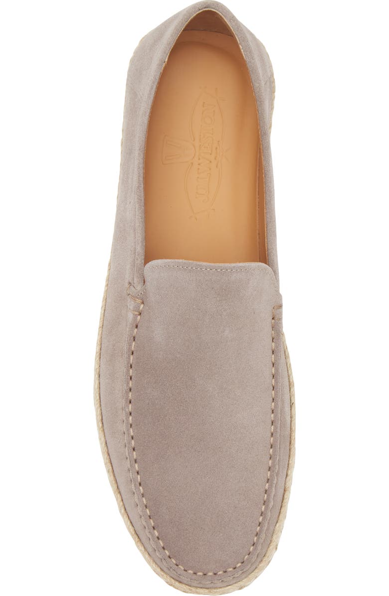 JM WESTON Uzes Espadrille Loafer, Alternate, color, Glazed Brown Suede