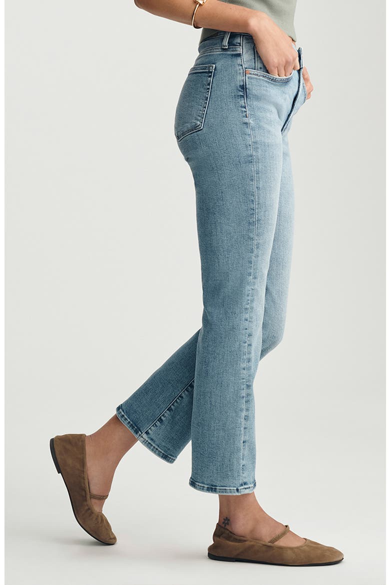 Anika Crop Flare Jeans, Alternate, color, LIGHT BRUSHED FLEX BLUE
