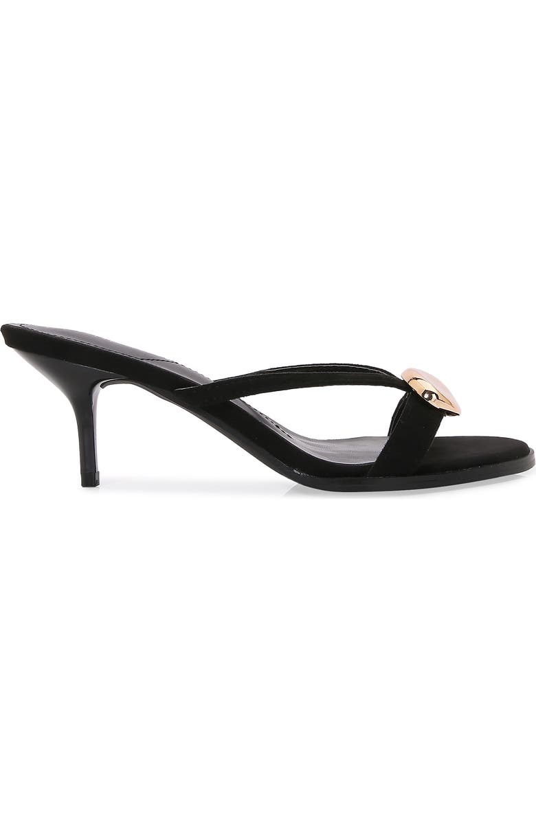 BERNESS Royalty Kitten Heel Sandal, Alternate, color, Black