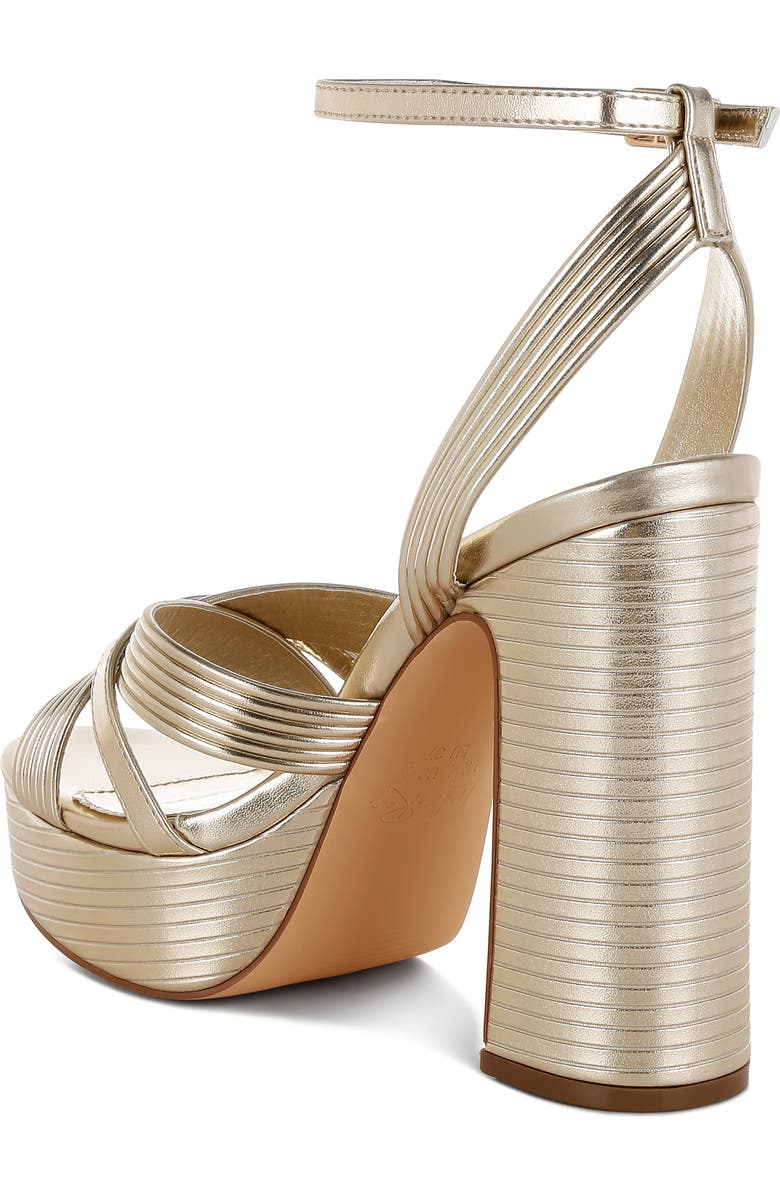 LONDON RAG Socialiate Platform Sandal, Alternate, color, Gold