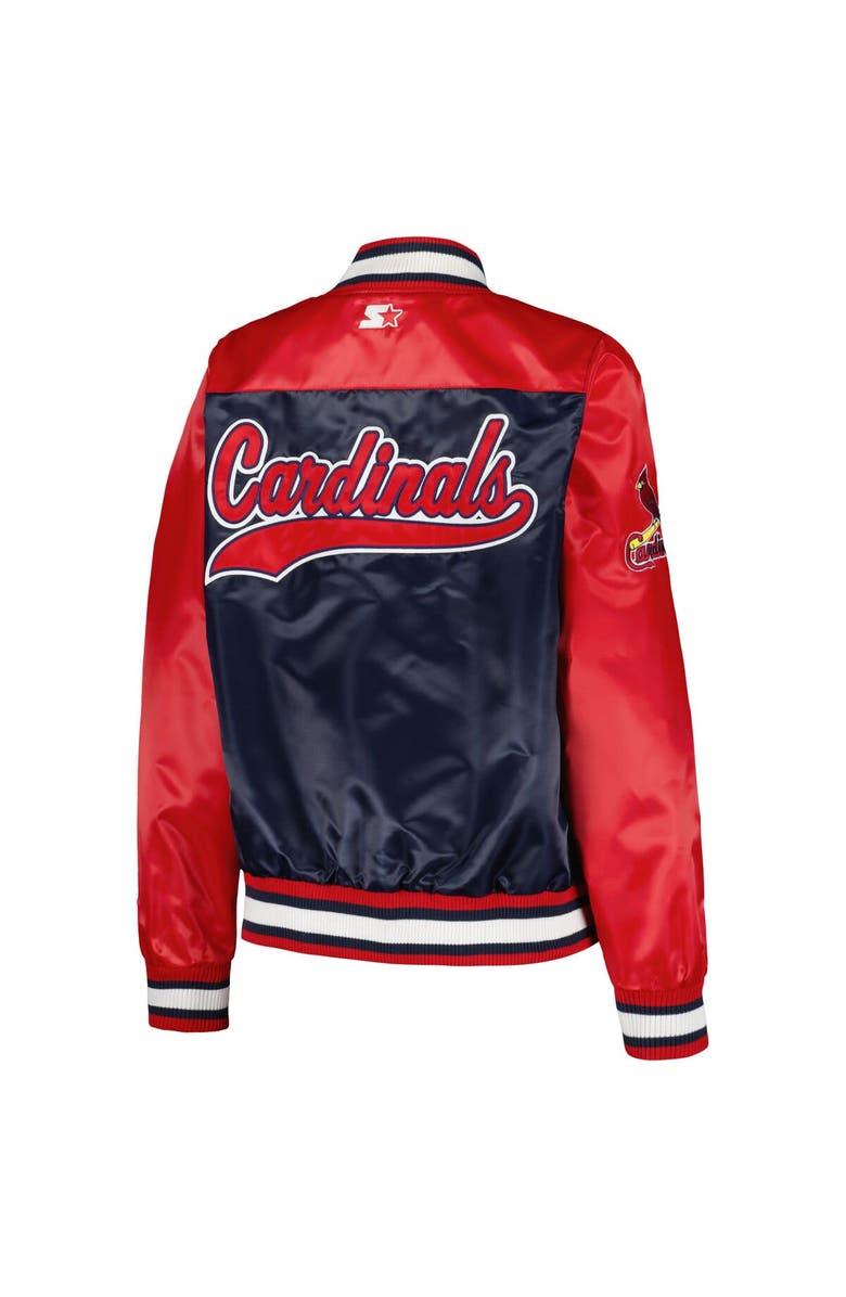 STARTER Women's Starter Navy St. Louis Cardinals The Legend Full-Snap Jacket, Alternate, color, 