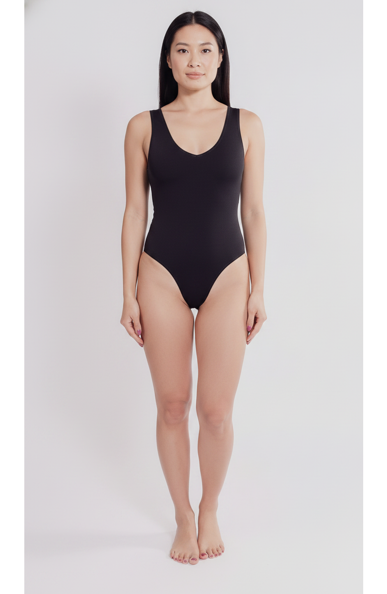 LAS Loungewear The Bon Voyage Bodysuit, Main, color, Black