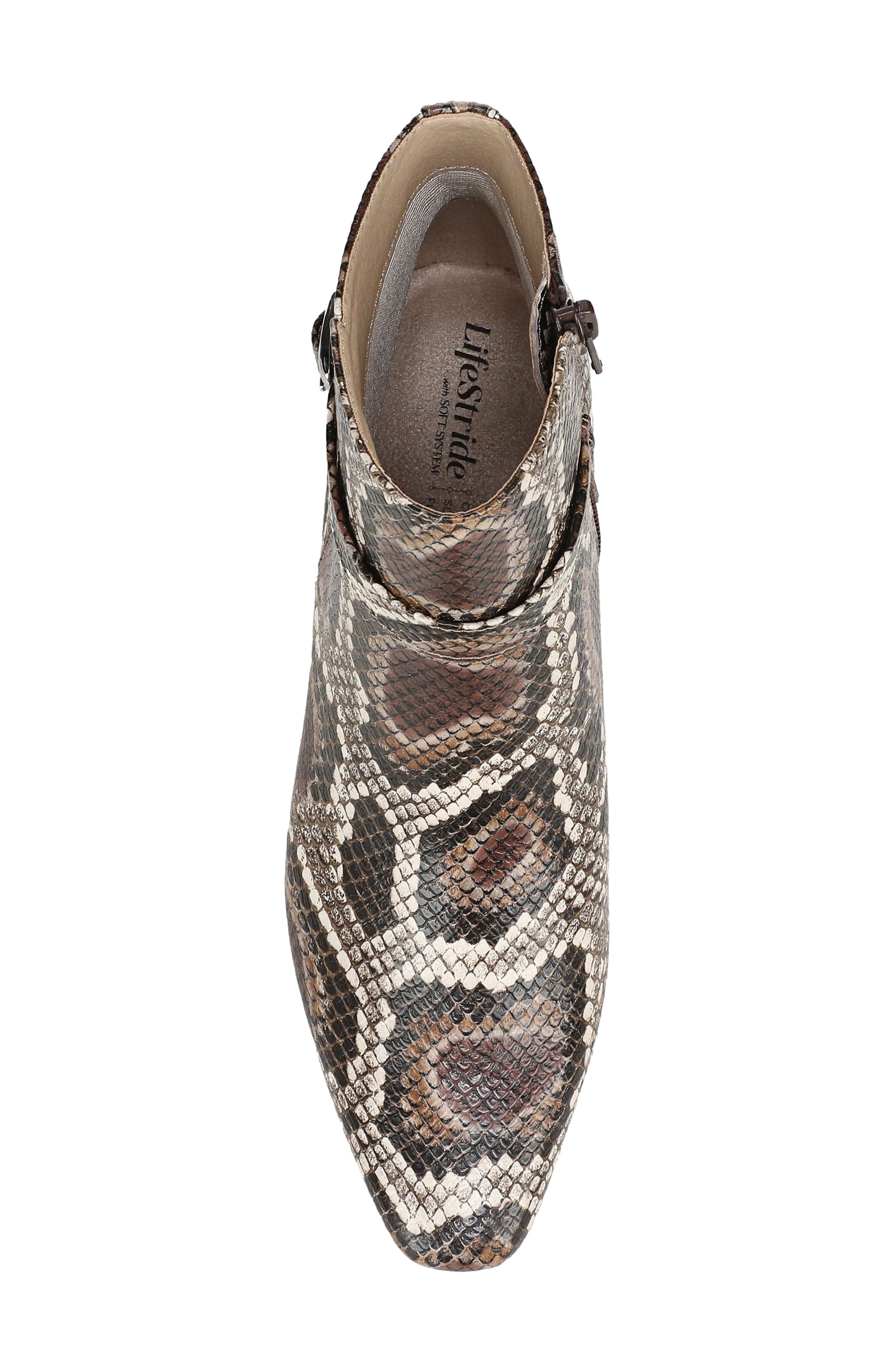 Fawn Bootie, Alternate, color, BROWN MULTI