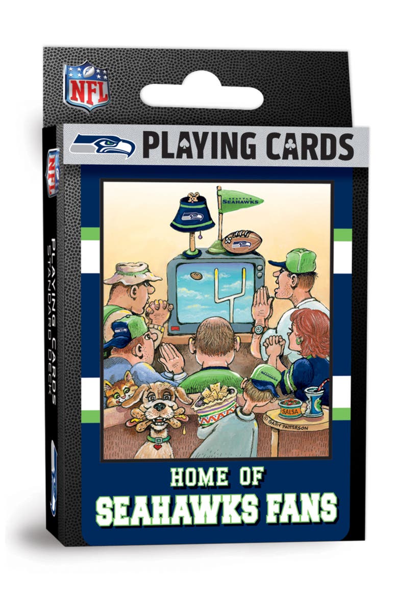 Seattle Seahawks Fan Deck Playing Cards, Main, color, Multicolor