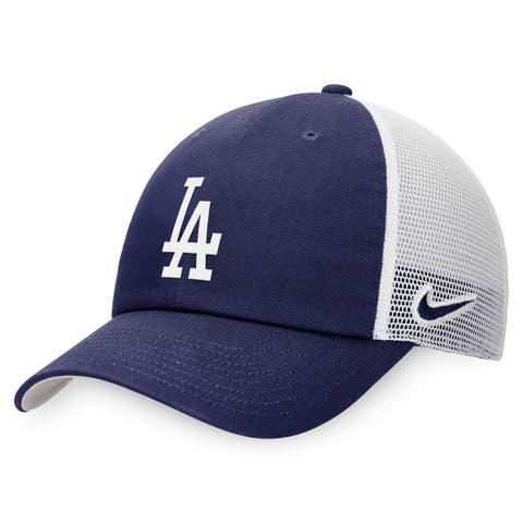 Men's Nike Royal/White Los Angeles Dodgers Heritage86 Lightweight Unstructured Adjustable Trucker Hat