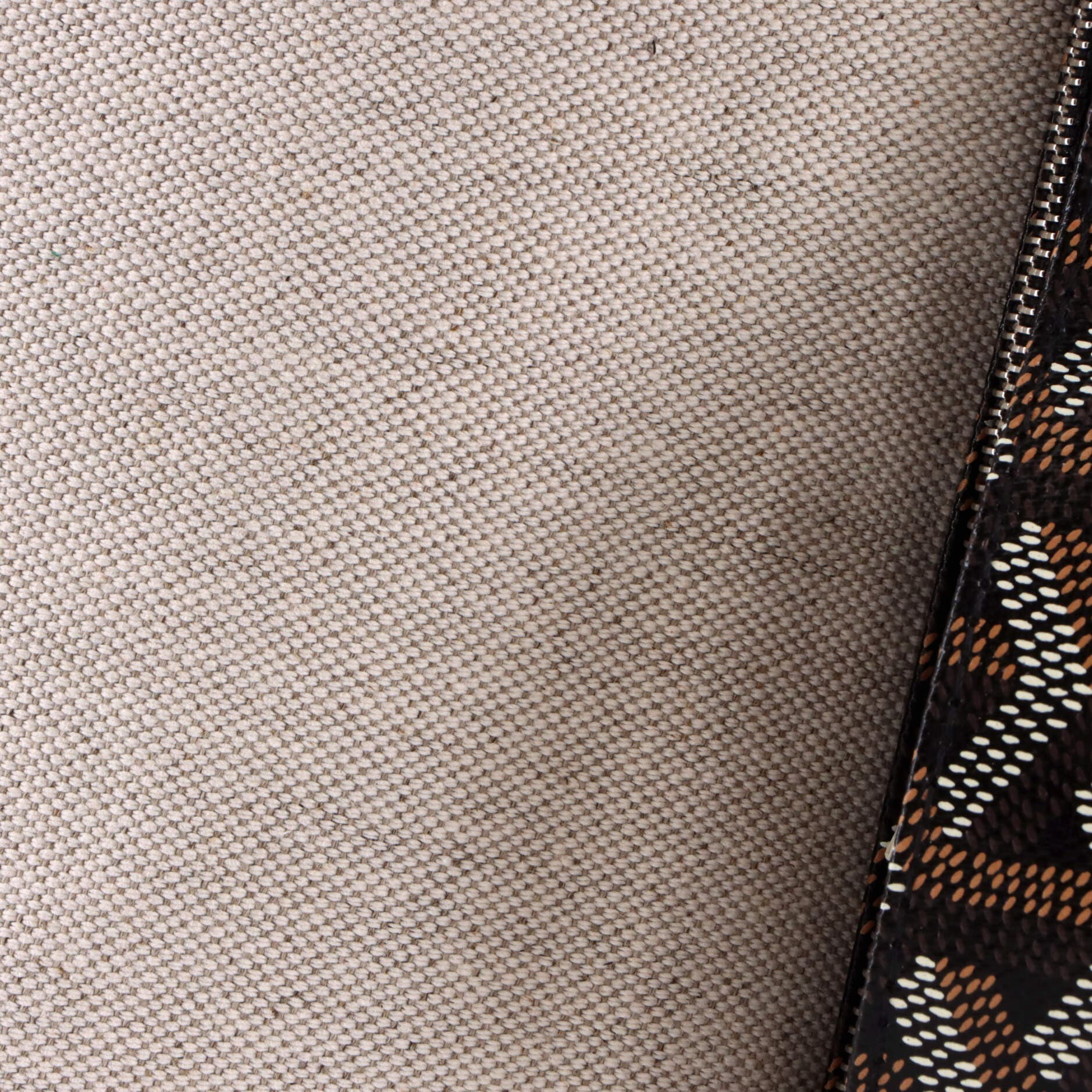 Pre-Owned Goyard Plumet Clutch Wallet Coated Canvas, Alternate, color, Black