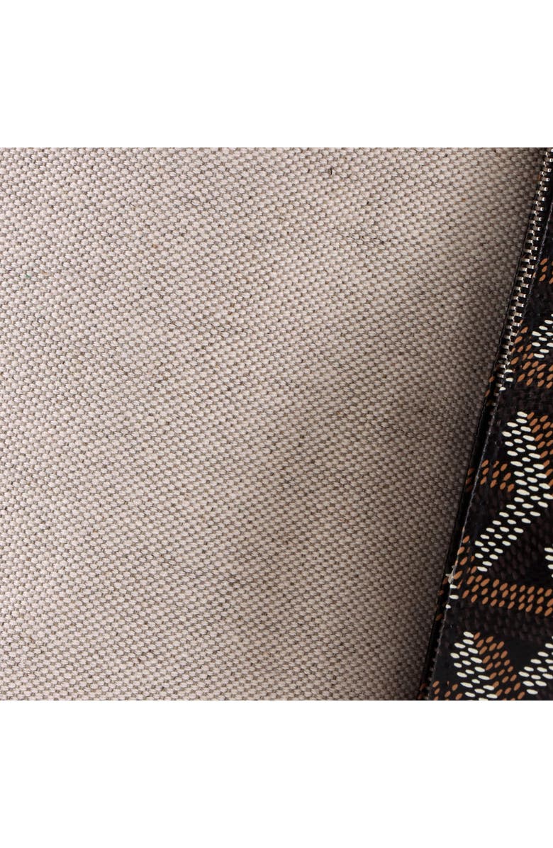 Pre-Owned Goyard Plumet Clutch Wallet Coated Canvas, Alternate, color, Black