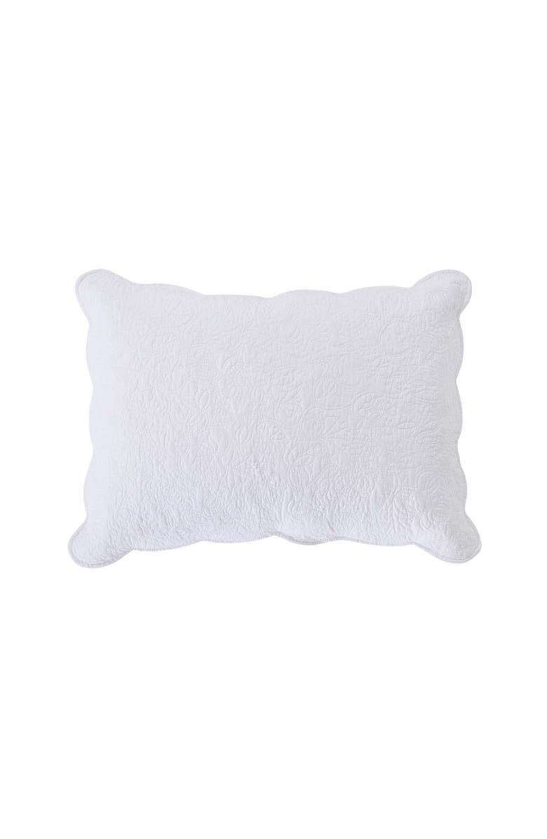 C&F Home Christiana White Quilt Bedding Collection, Alternate, color, White