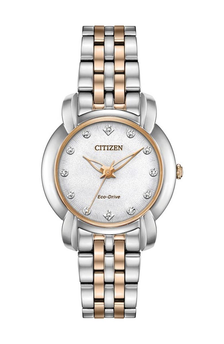 Citizen Women's Standard Stainless Steel Eco-Drive Watch, 30mm, Main, color,