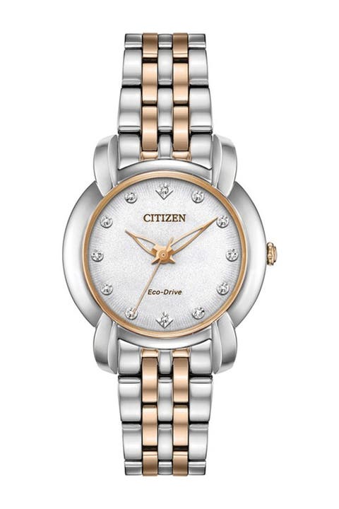 Women's Standard Stainless Steel Eco-Drive Watch, 30mm