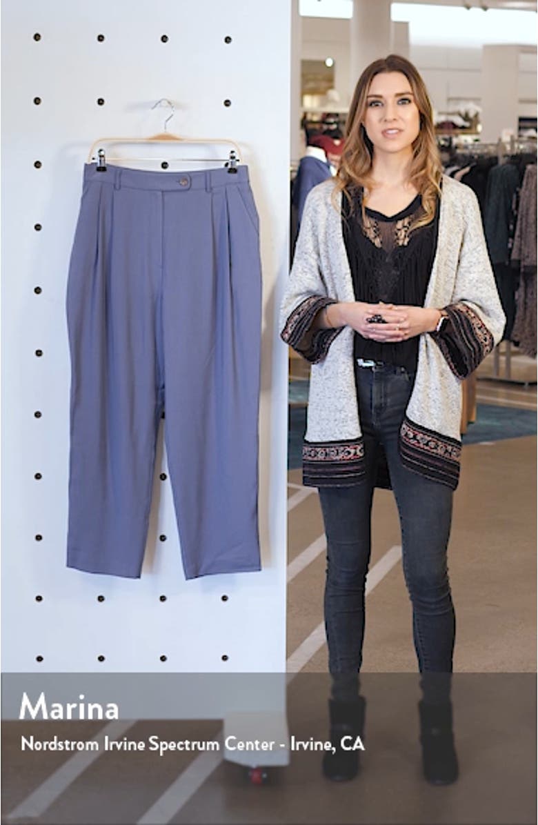 Pleated Cigarette Trousers, sales video thumbnail