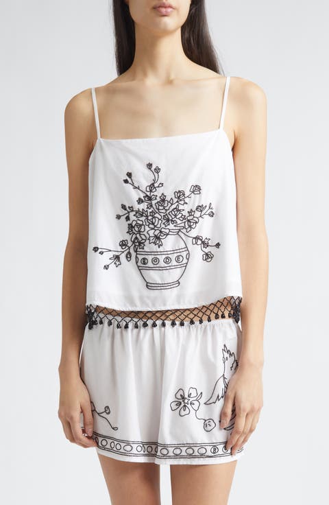 Beaded Rosebloom Tank