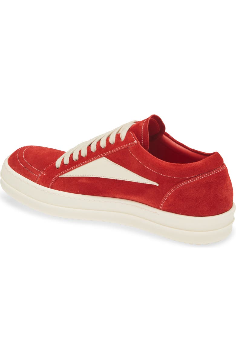 Rick Owens Vintage Sneaker, Alternate, color, Carnelian/ Milk/ Milk