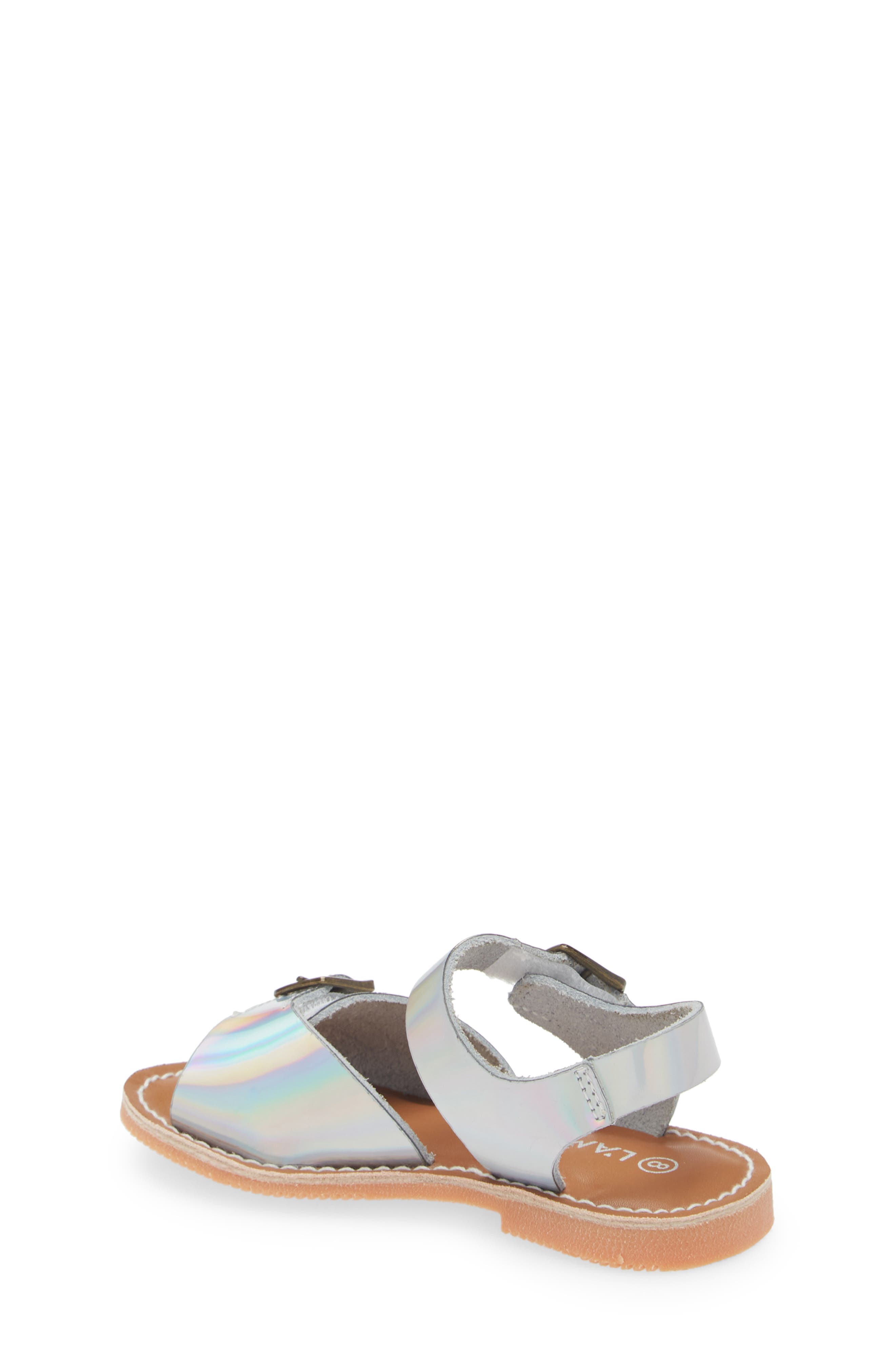 L
AMOUR Kids
 Olympia Buckle Sandal, Alternate, color, Holographic