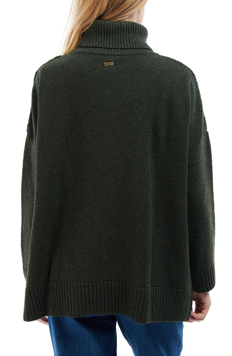 Barbour Burne Wool Blend Cable Sweater, Alternate, color, 