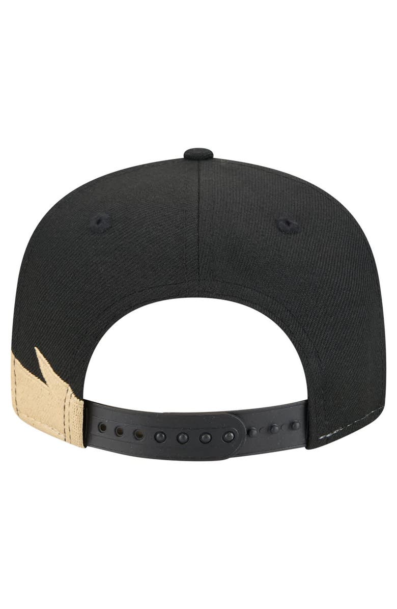 New Era Youth New Era  Black/Gold LAFC Jagged 9FIFTY Snapback Hat, Alternate, color, 