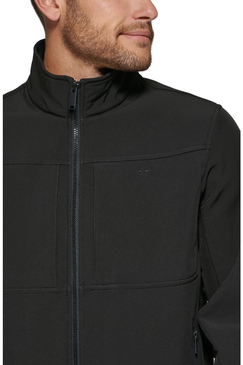 Water Resistant Soft Shell Jacket, Alternate, color, BLACK