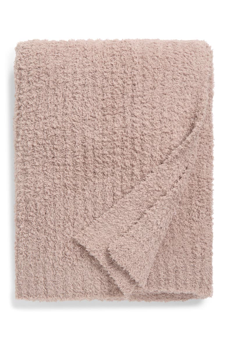 CozyChic™ Rib Throw Blanket, Main, color, TAUPE