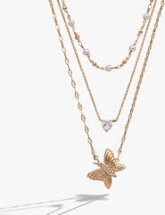 Alex and Ani Festival Stranded Butterfly necklace