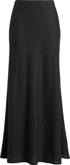 Madewell Linen Maxi Slip Skirt Nordstromrack