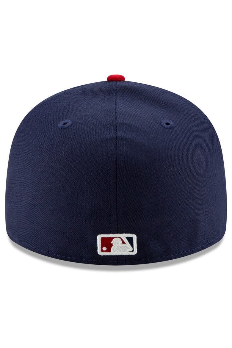 Men's New Era White/Navy Washington Nationals Alternate 2020 Authentic Collection On-Field Low Profile Fitted Hat, Alternate, color, WHITE