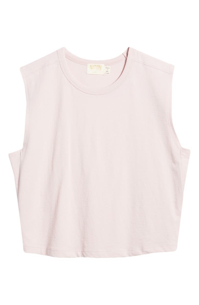 Nation LTD Collins Crewneck Organic Cotton Tank, Alternate, color,