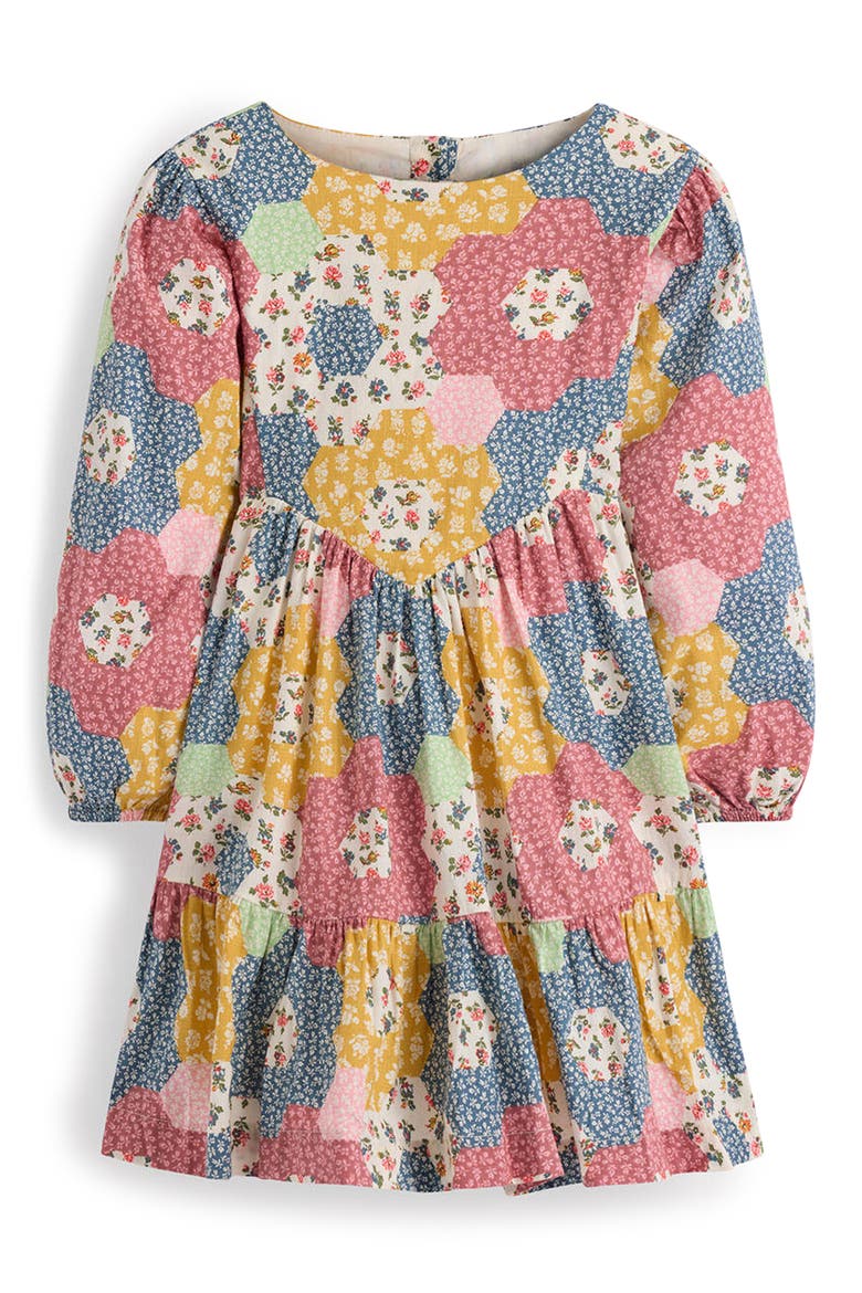 Kids' Floral Wing Sleeve Dress, Main, color, FLORAL PATCHWORK
