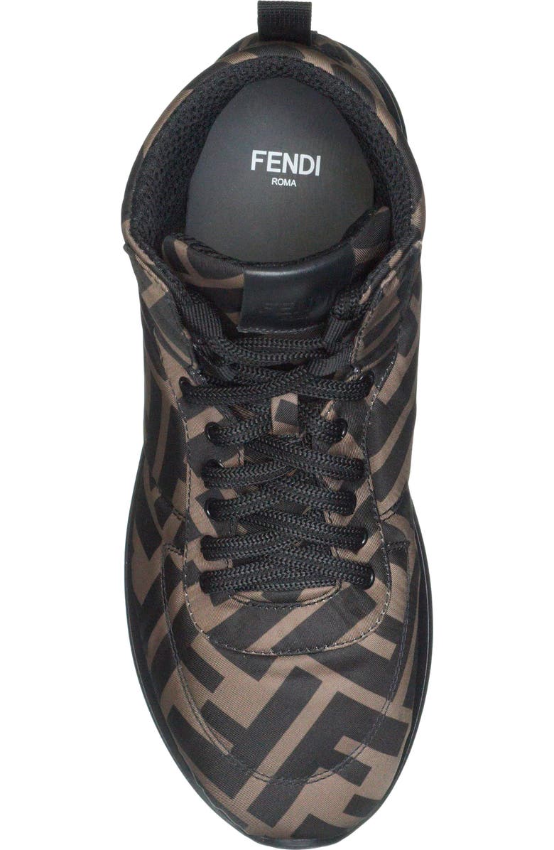 Fendi FF High Top Sneaker, Alternate, color,