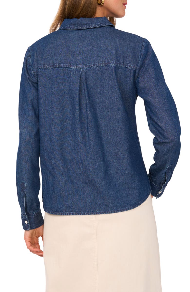 1.STATE Denim Button-Up Shirt, Alternate, color,