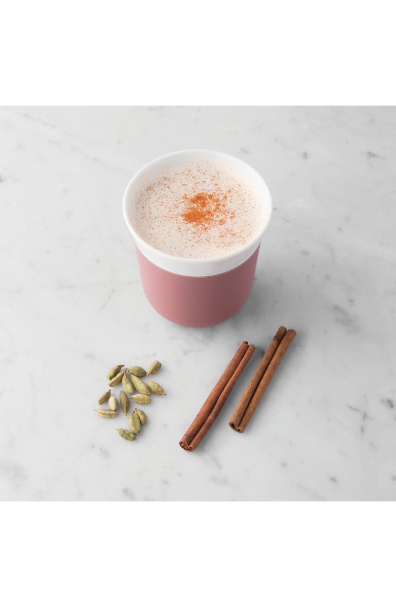 BergHOFF Leo 8.45oz. Porcelain Travel Mug, Alternate, color, Red