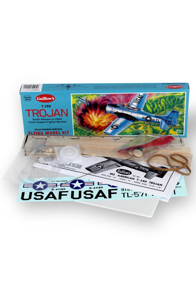 T-28 Trojan Flying Model Kit 901, Alternate, color, Multicolored