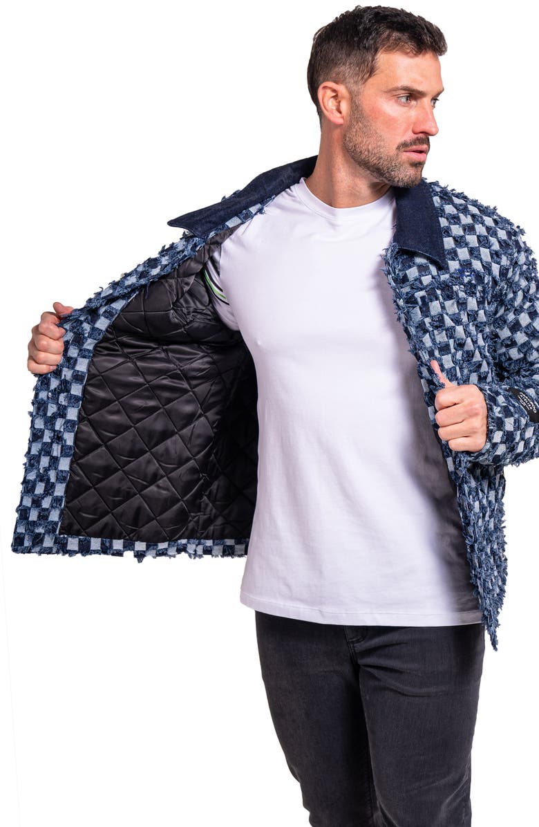 Maceoo Ascension 0012 Lined Denim Jacket, Alternate, color, Blue