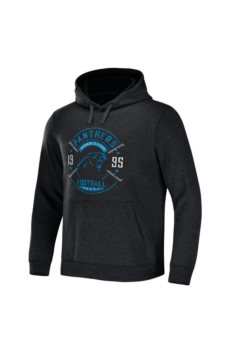 NFL X DARIUS RUCKER Men's NFL x Darius Rucker Collection by Fanatics Heather Charcoal Carolina Panthers Radar Pullover Hoodie, Alternate, color, Heather Charcoal