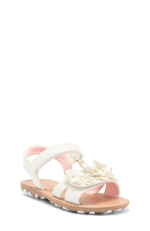Kids' Hallie Flower Sandal (Toddler & Walker)