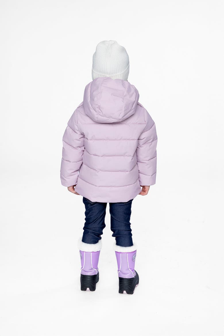 Adapted PrimaLoft Hooded Winter Jacket, Alternate, color, Lavender