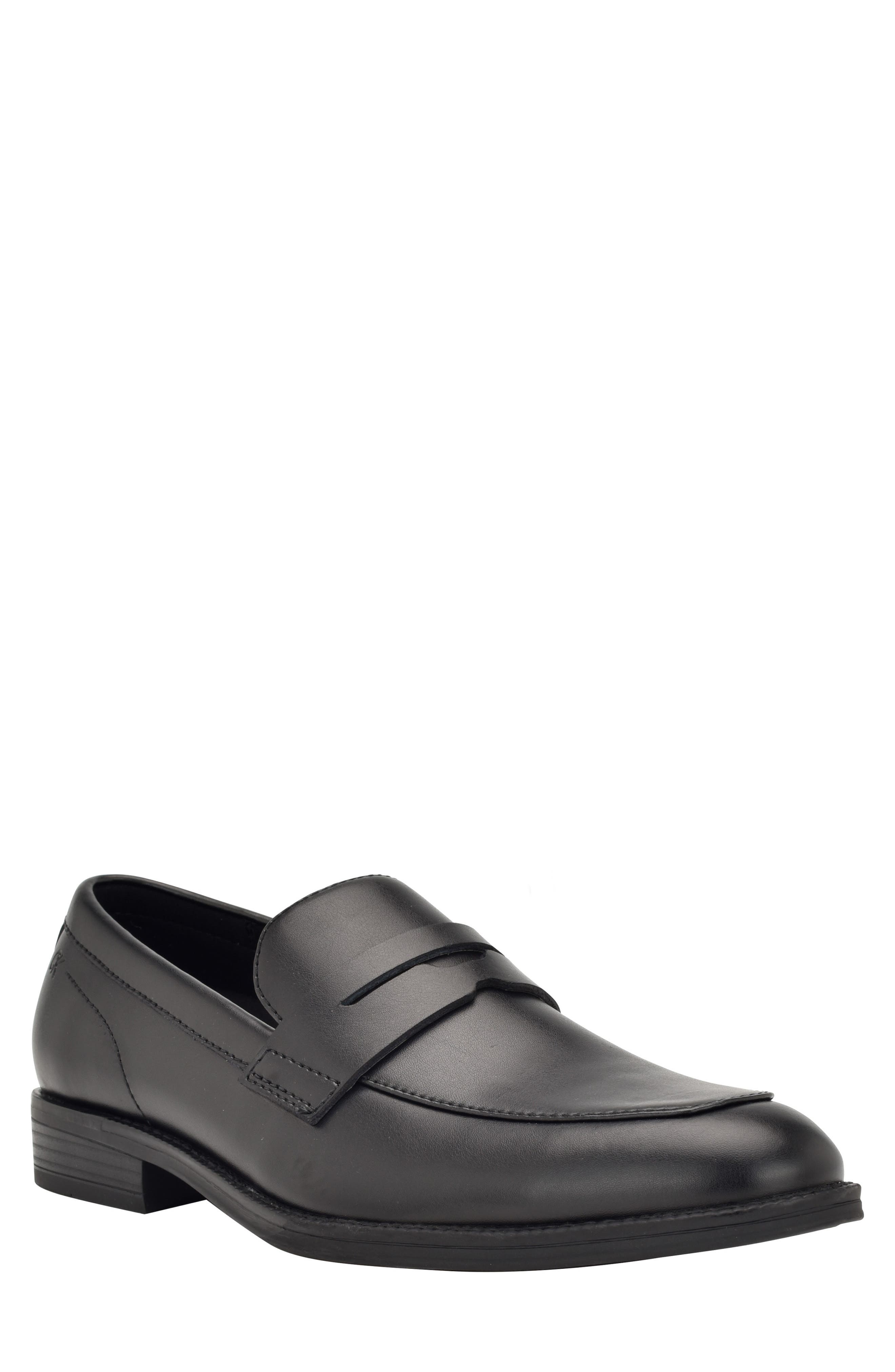 Calvin Klein Jay Leather Loafer, Main, color, 