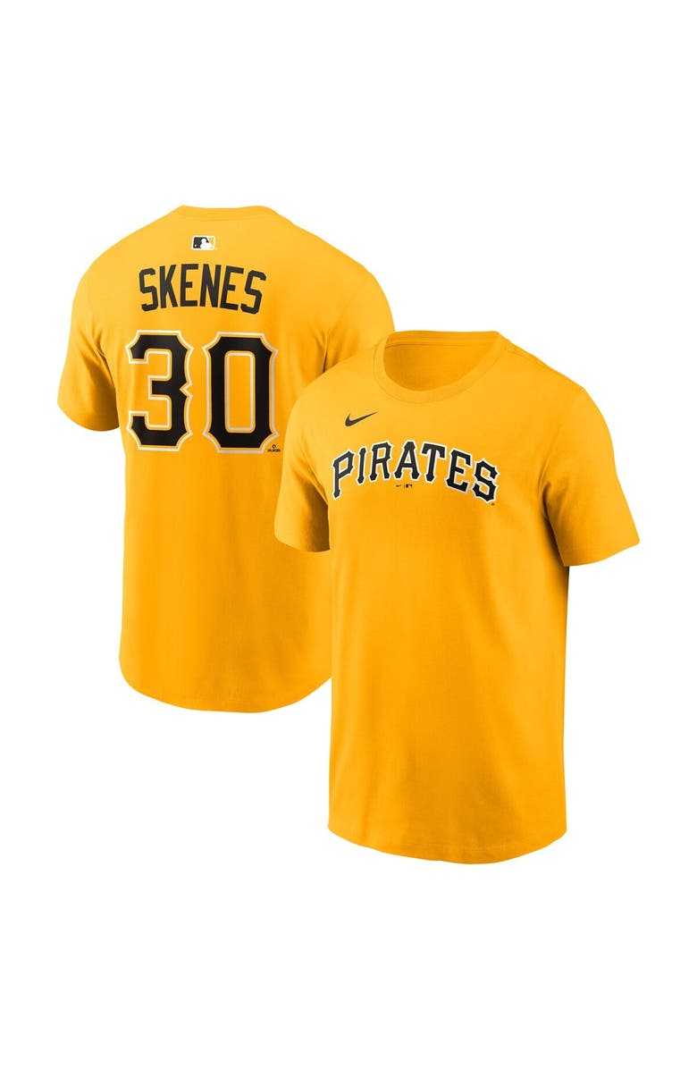 Nike Men's Nike Paul Skenes Gold Pittsburgh Pirates Name & Number T-Shirt, Main, color, Gold
