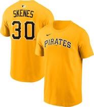 Nike Men's Nike Paul Skenes Gold Pittsburgh Pirates Name & Number T-Shirt
